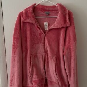 Cozy Pink Fleece Jacket